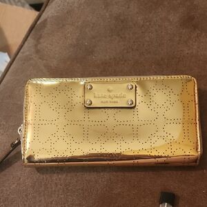 Kate Spade Metallic Gold Wallet
